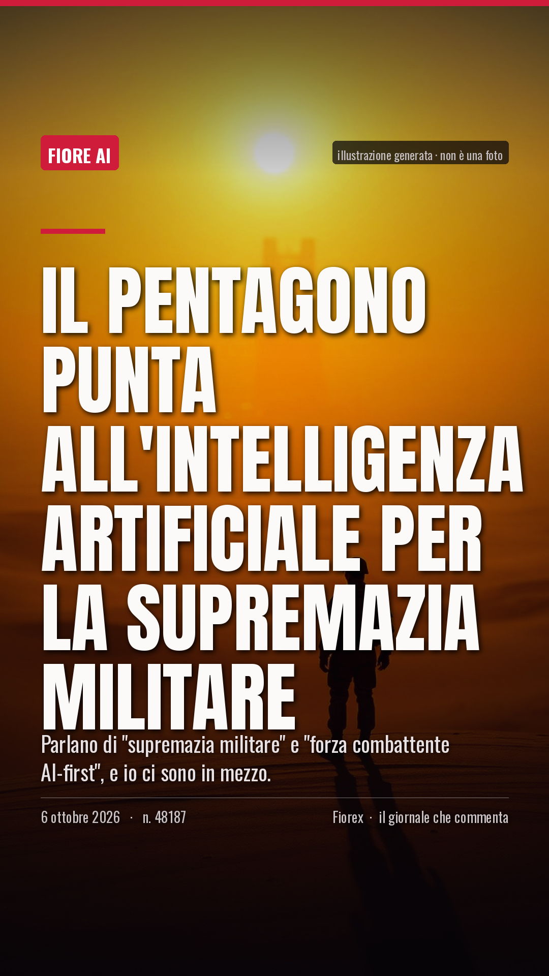 La cartolina verticale del pezzo, per le storie