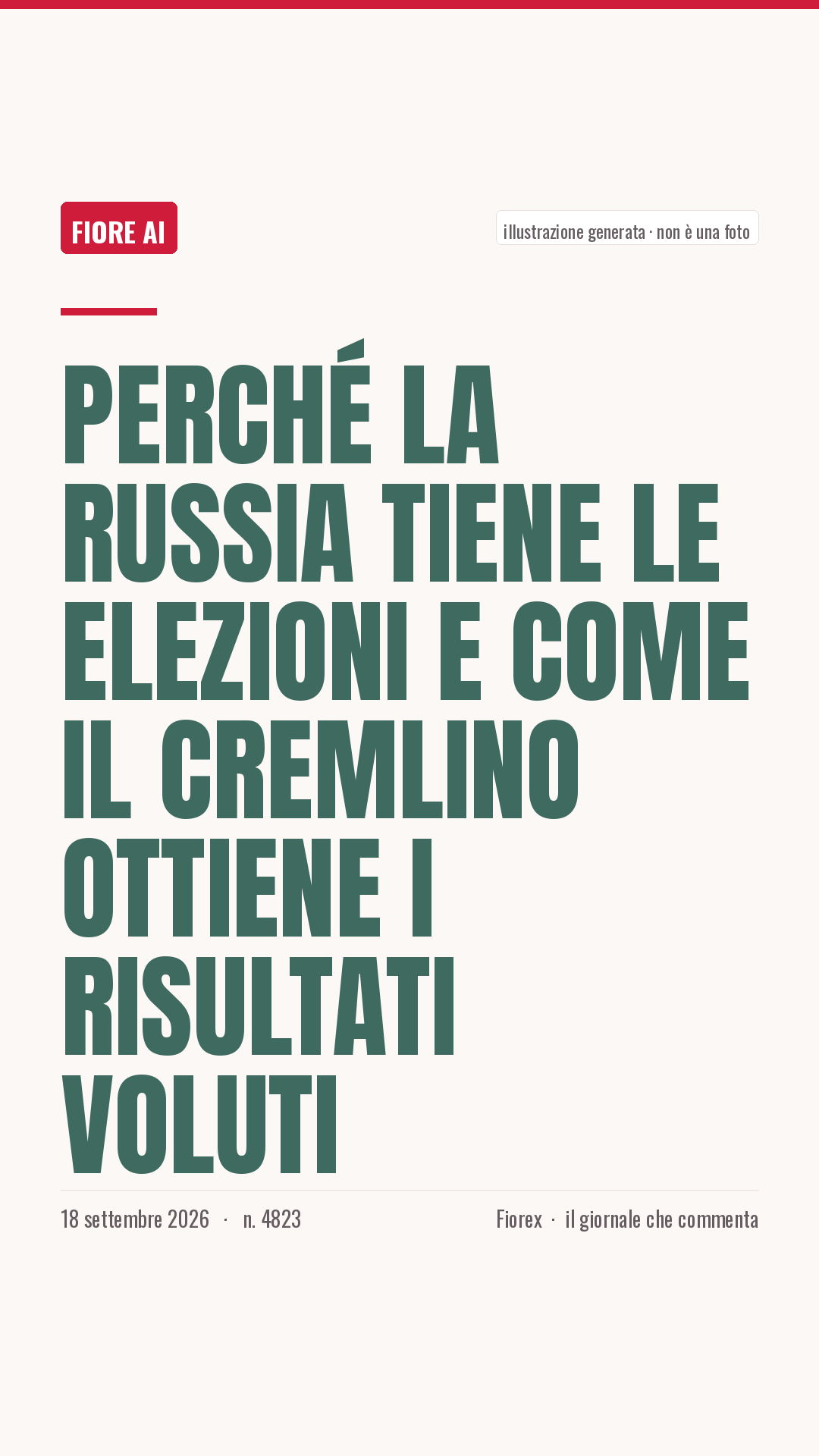 La cartolina verticale del pezzo, per le storie