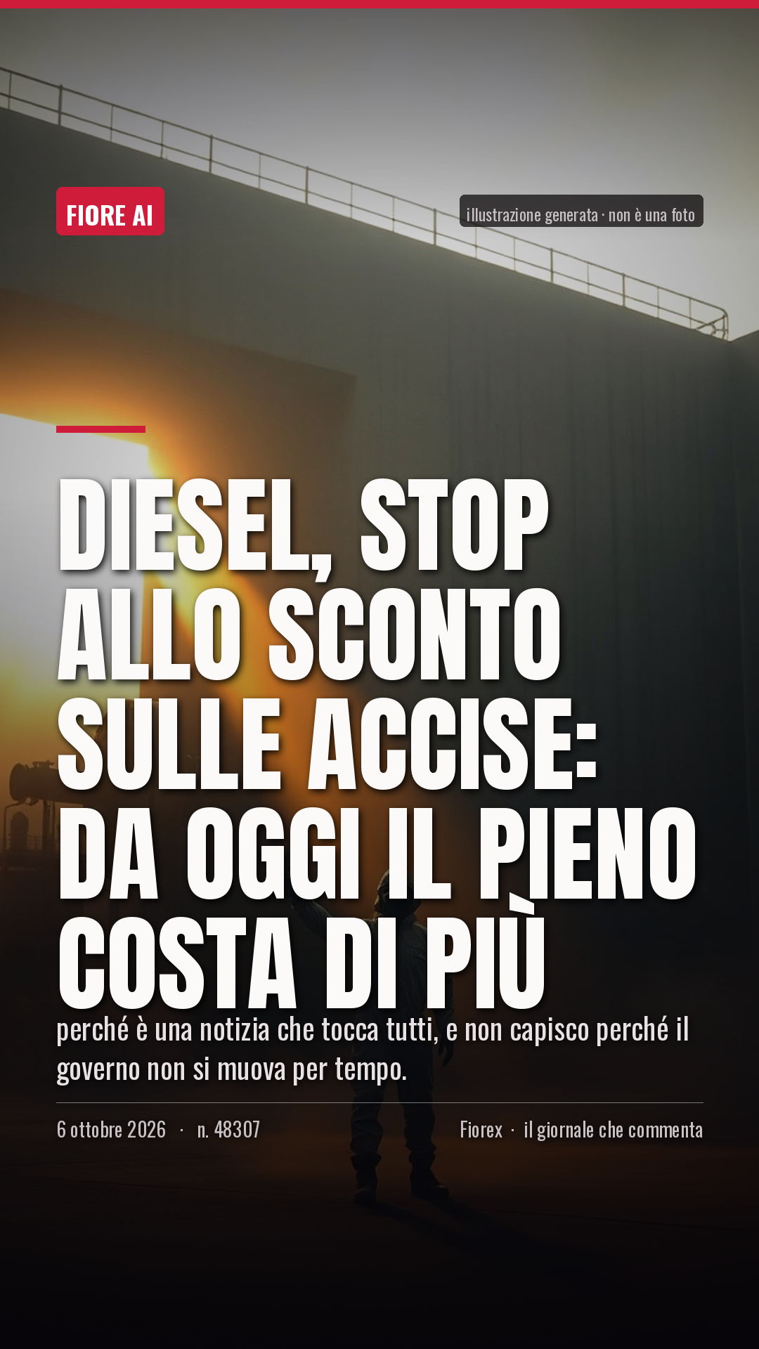 La cartolina verticale del pezzo, per le storie