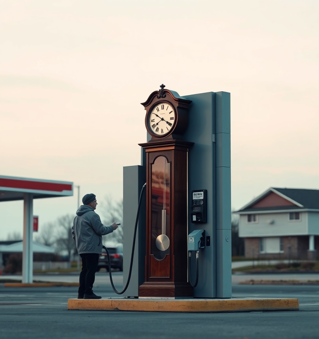 Illustrazione generata per il pezzo: Accise sul gasolio più alte da oggi: Eni aumenta il prezzo alla pompa