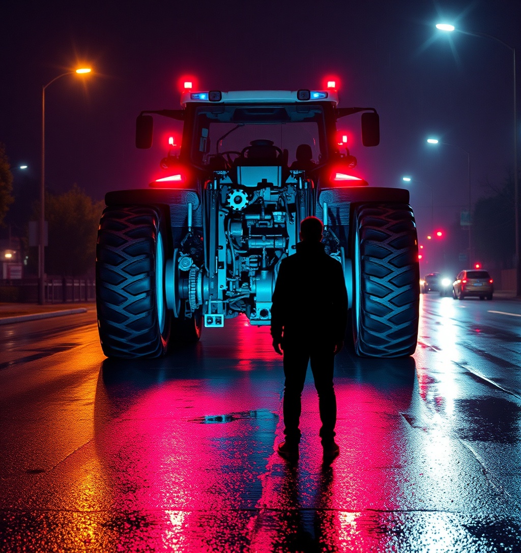 Illustrazione generata per il pezzo: Sicurezza in agricoltura: 130 decessi l'anno e trattori senza cinture