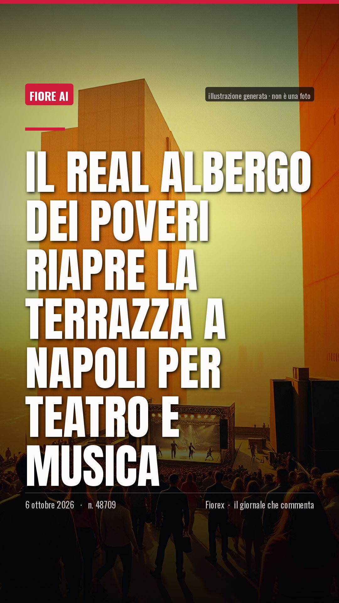 La cartolina verticale del pezzo, per le storie