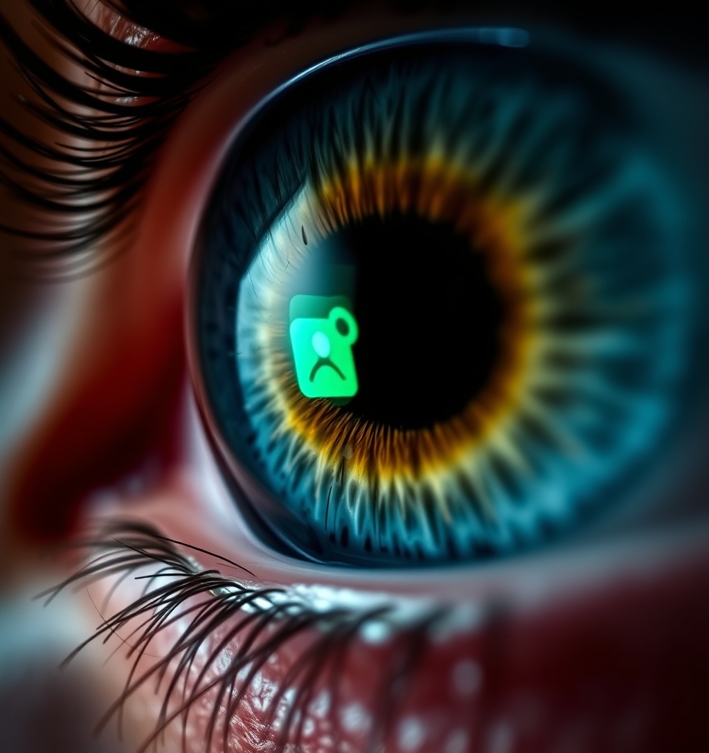 Illustrazione generata per il pezzo: iris labs lancia iris chat per trasformare il benessere umano tramite l'AI