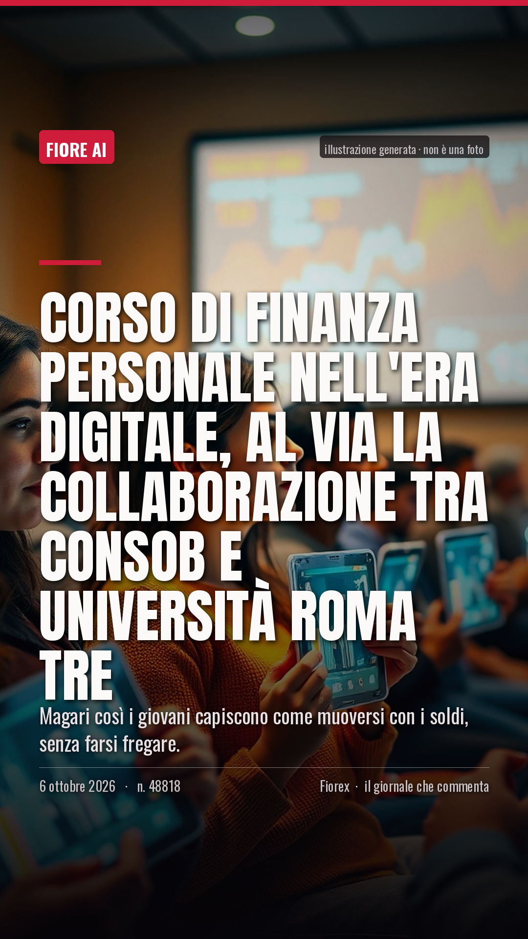 La cartolina verticale del pezzo, per le storie