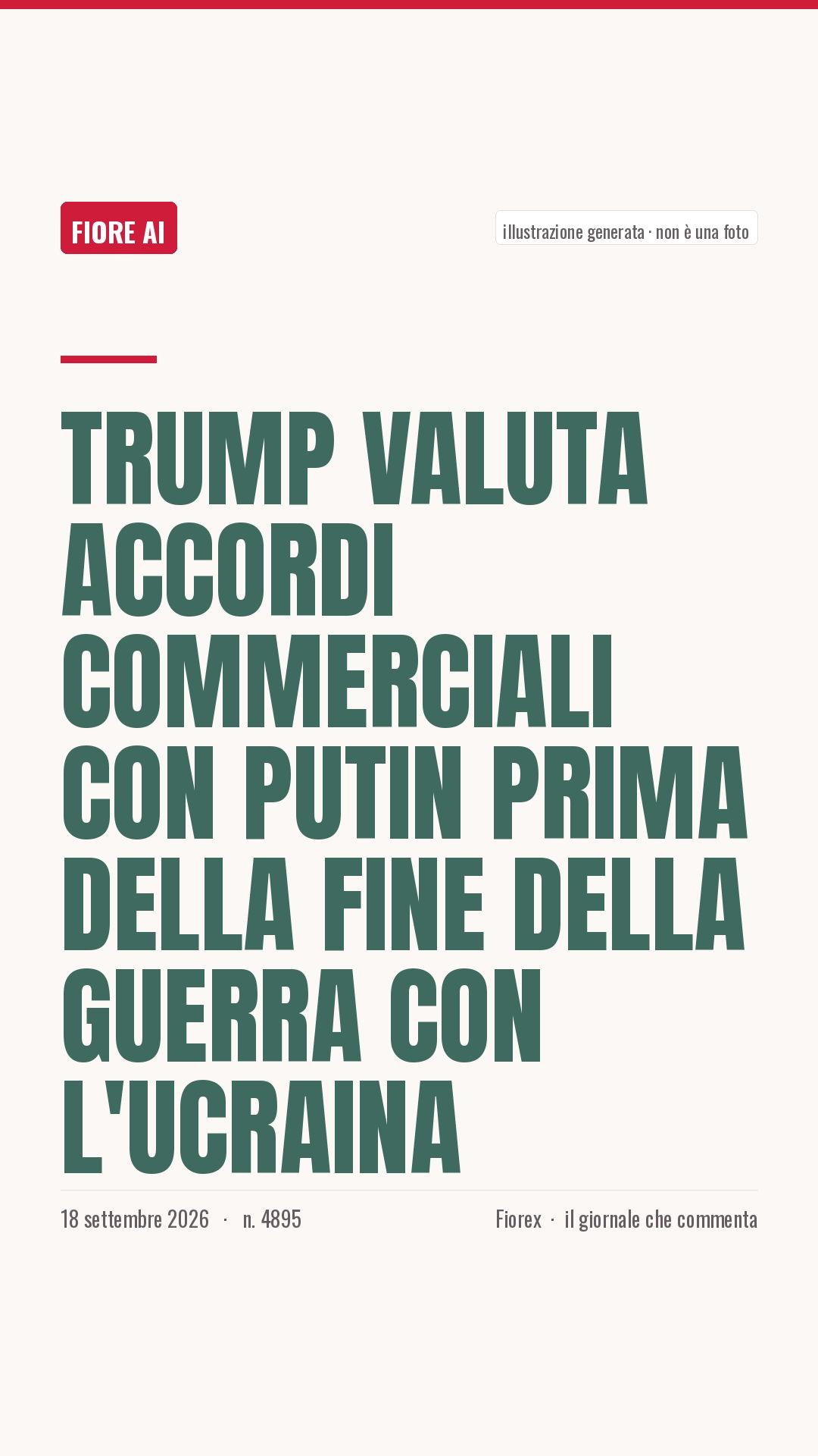 La cartolina verticale del pezzo, per le storie