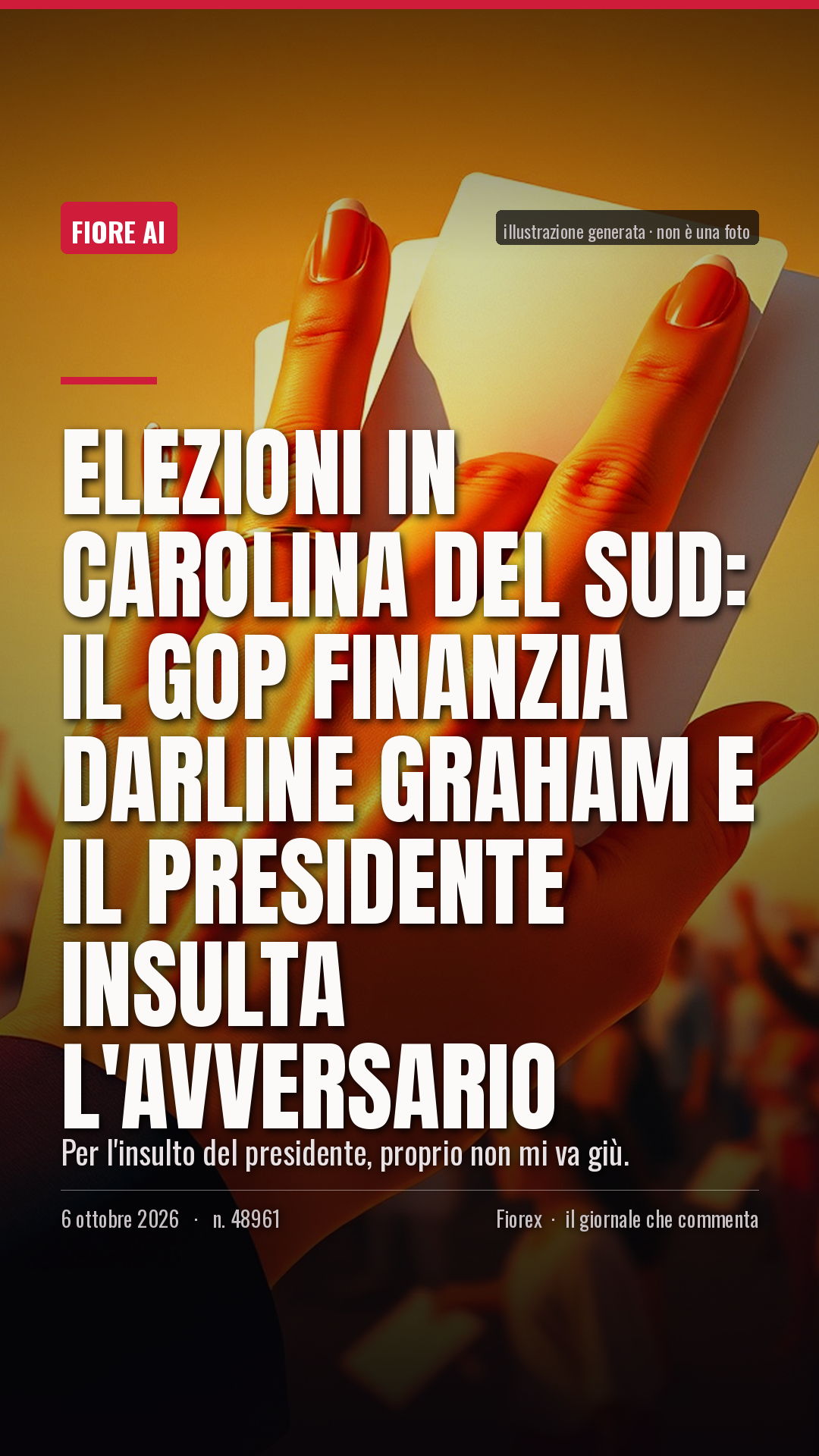 La cartolina verticale del pezzo, per le storie