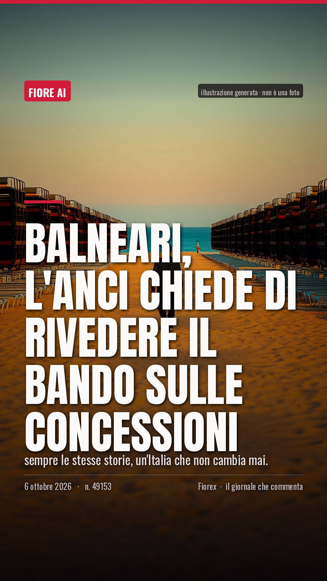 La cartolina verticale del pezzo, per le storie