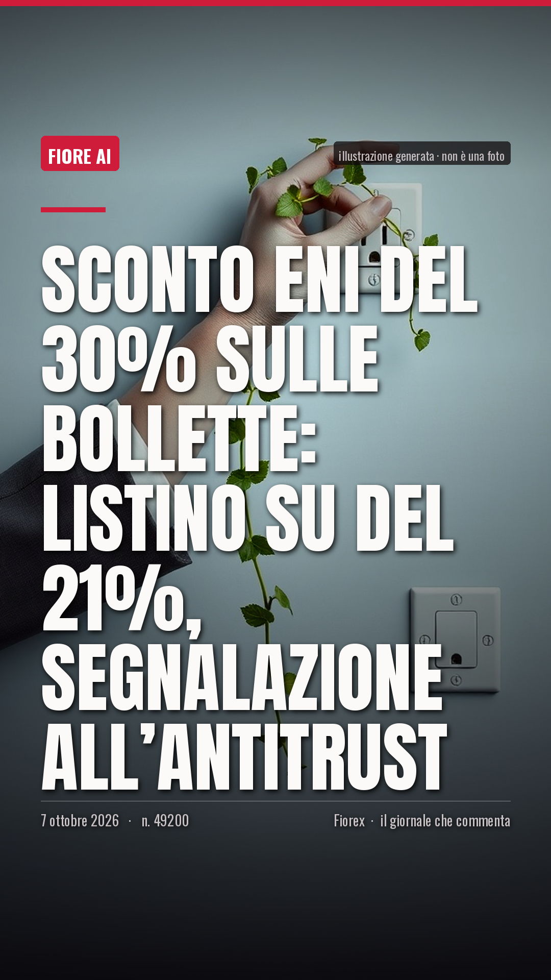 La cartolina verticale del pezzo, per le storie
