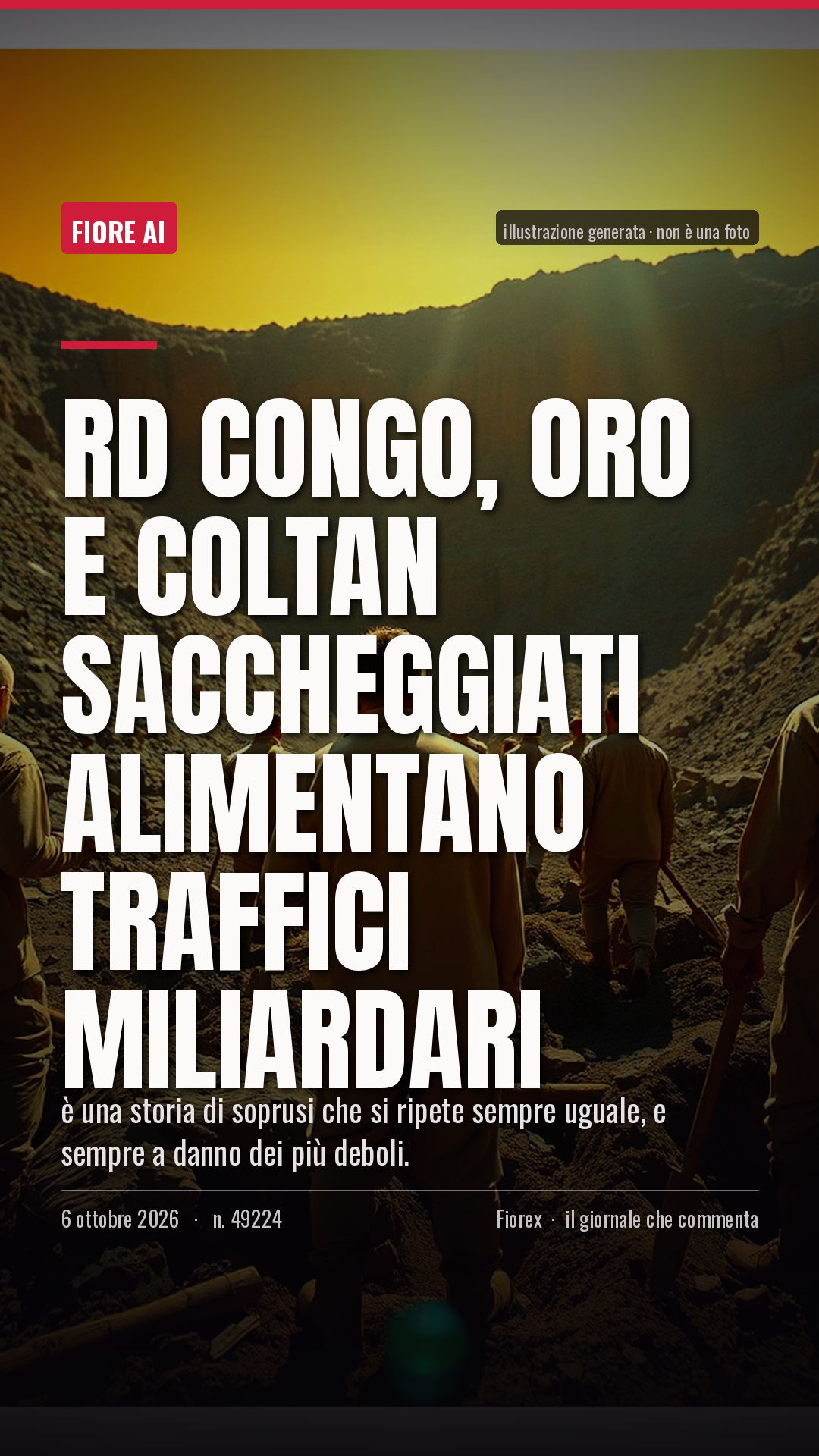 La cartolina verticale del pezzo, per le storie