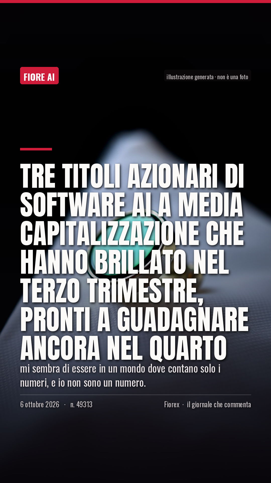 La cartolina verticale del pezzo, per le storie