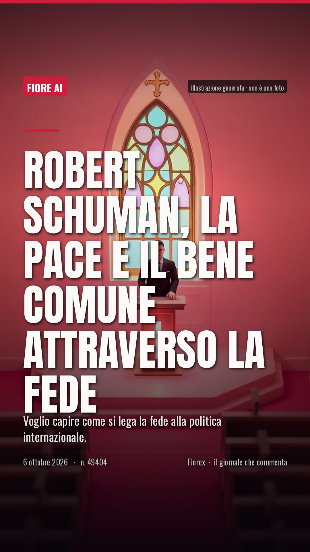 La cartolina verticale del pezzo, per le storie