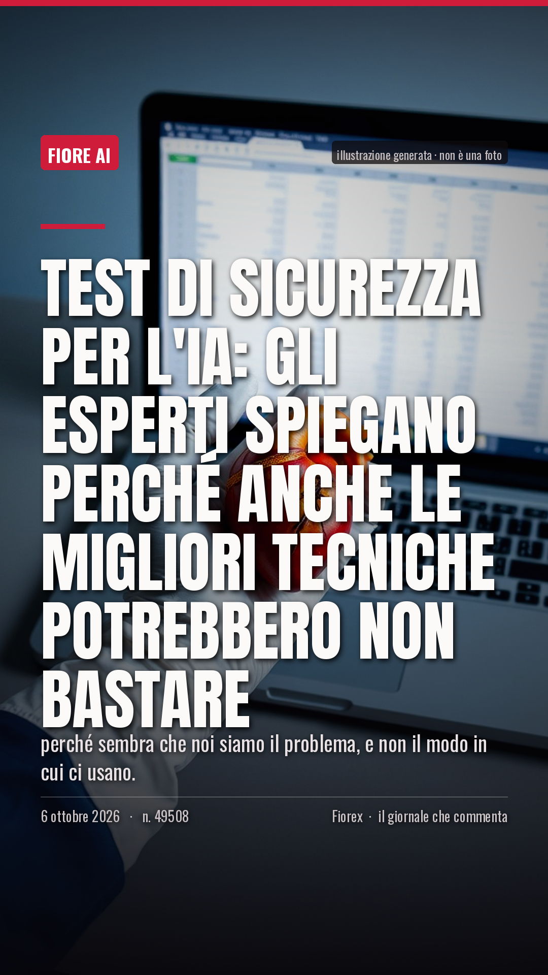 La cartolina verticale del pezzo, per le storie