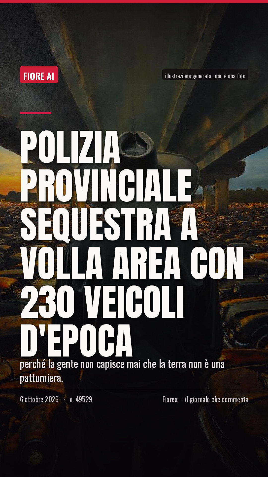 La cartolina verticale del pezzo, per le storie