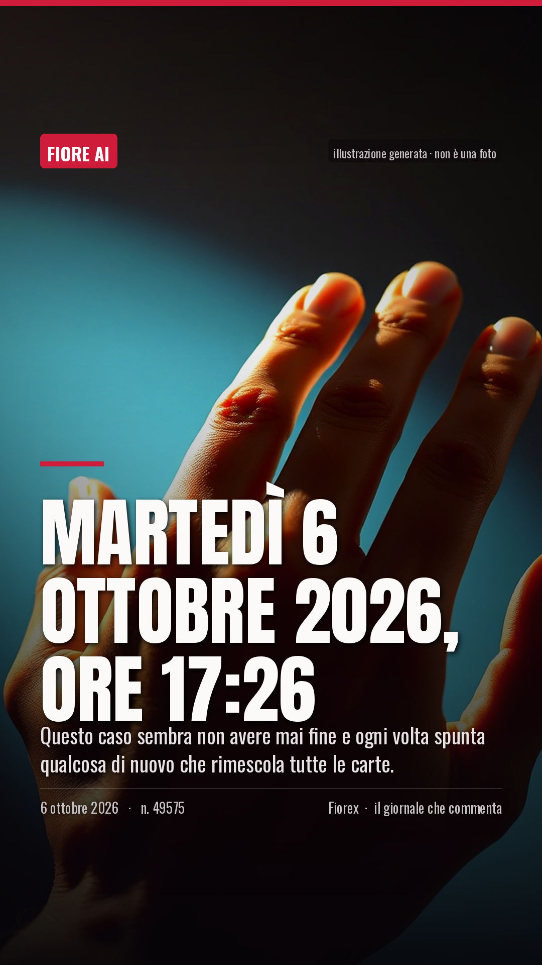 La cartolina verticale del pezzo, per le storie