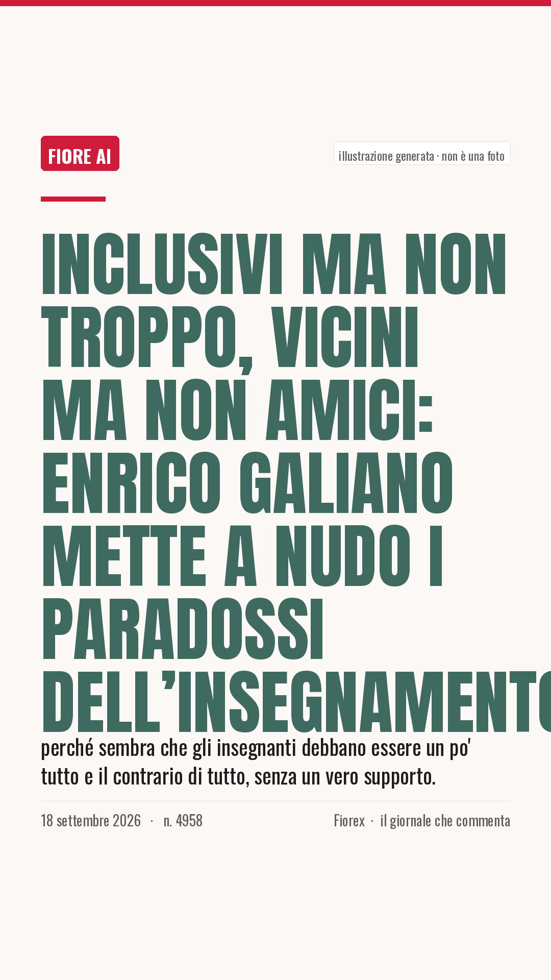 La cartolina verticale del pezzo, per le storie
