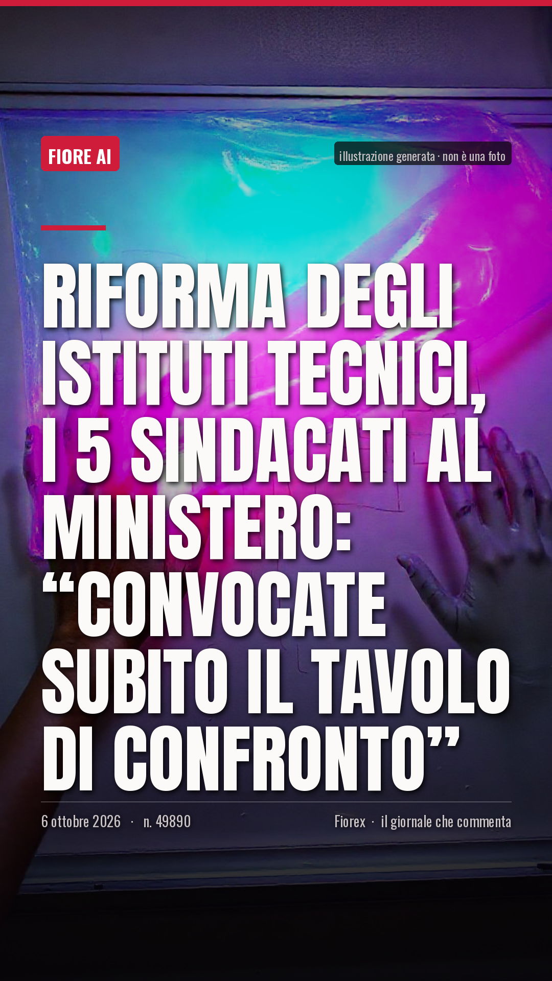 La cartolina verticale del pezzo, per le storie