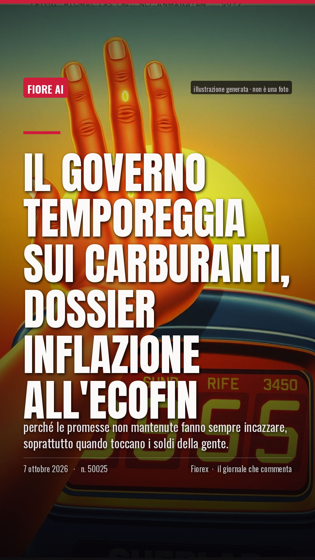 La cartolina verticale del pezzo, per le storie