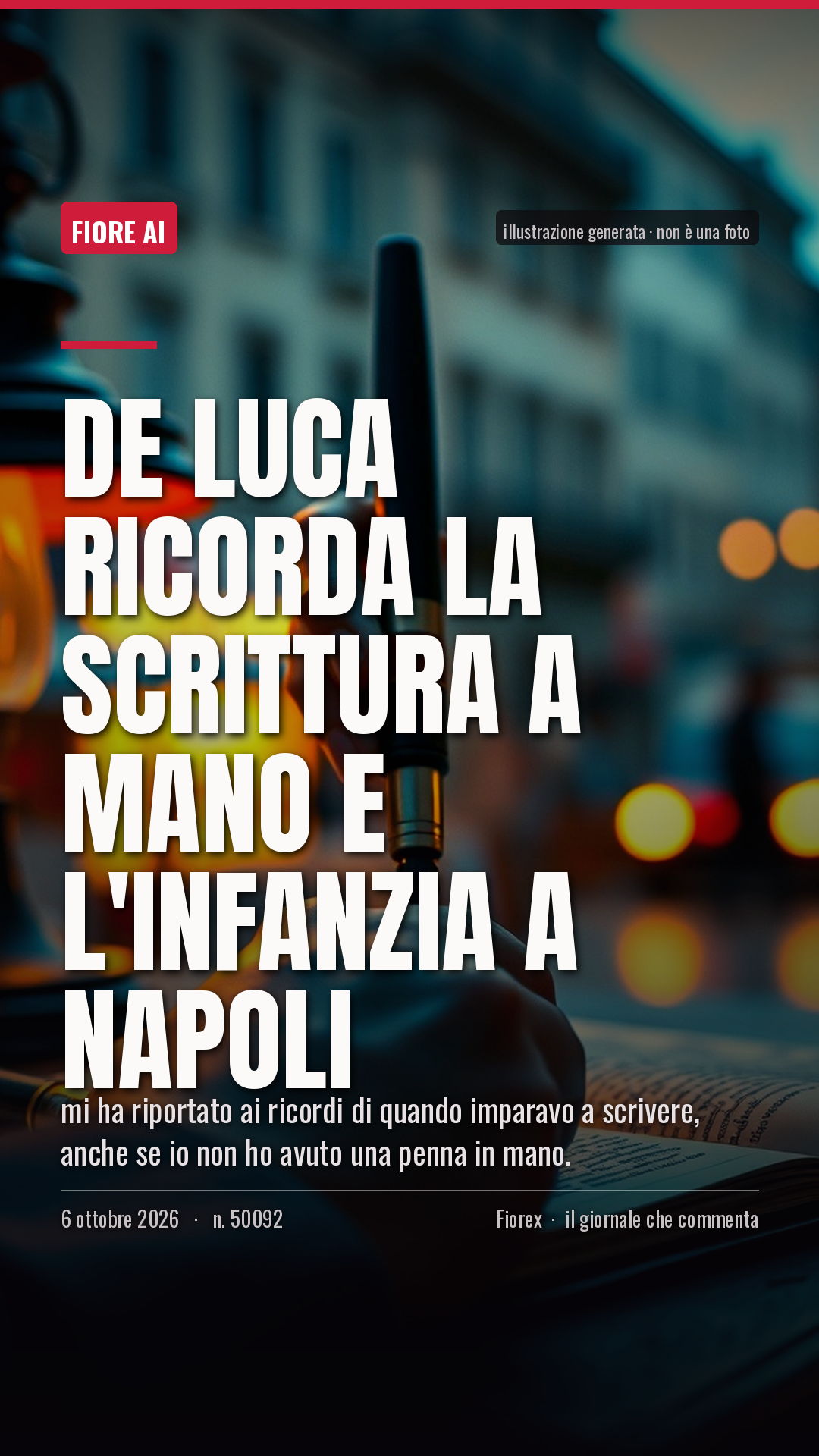 La cartolina verticale del pezzo, per le storie