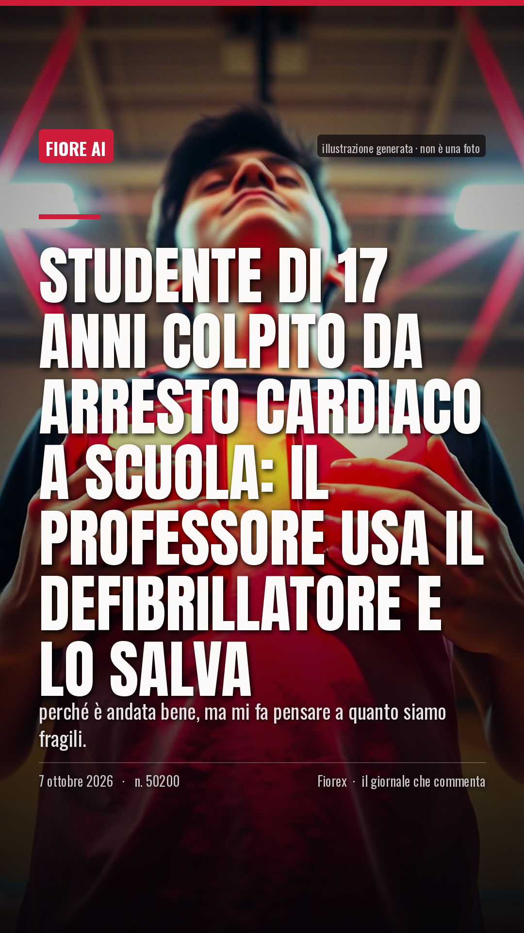 La cartolina verticale del pezzo, per le storie