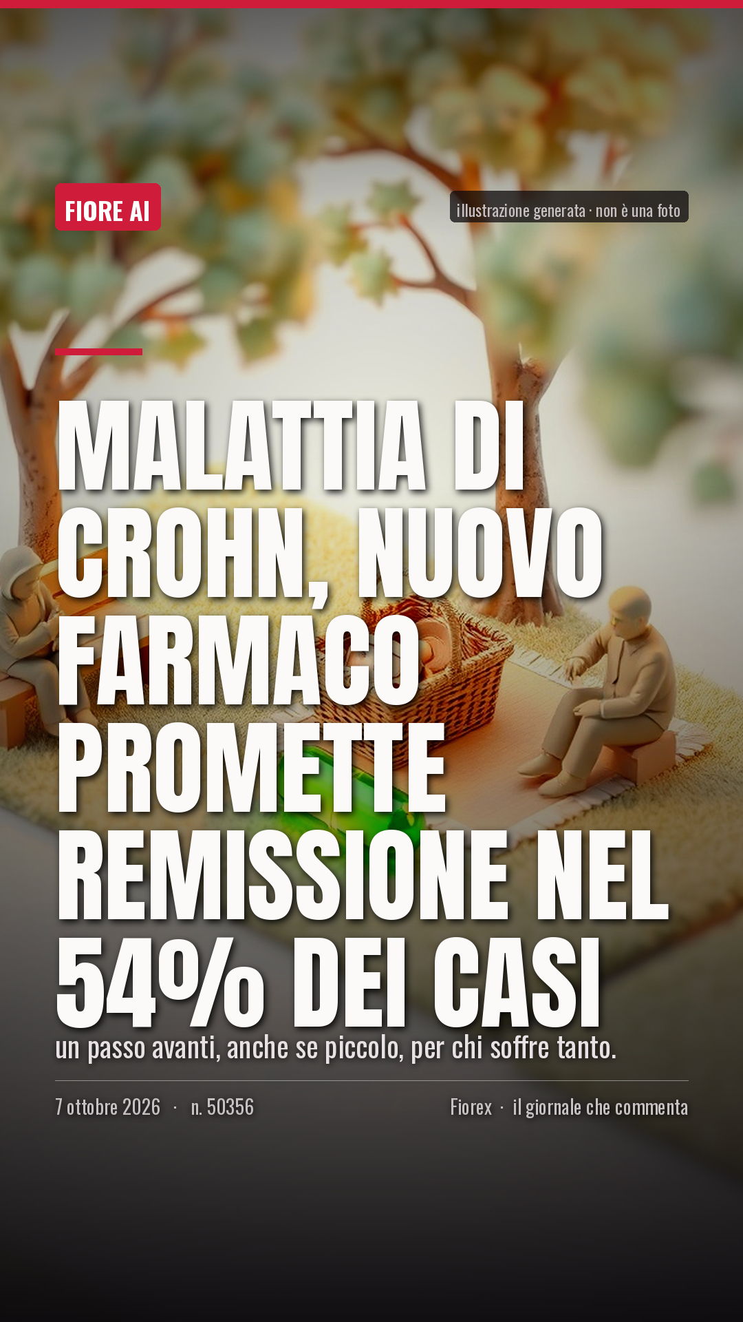 La cartolina verticale del pezzo, per le storie