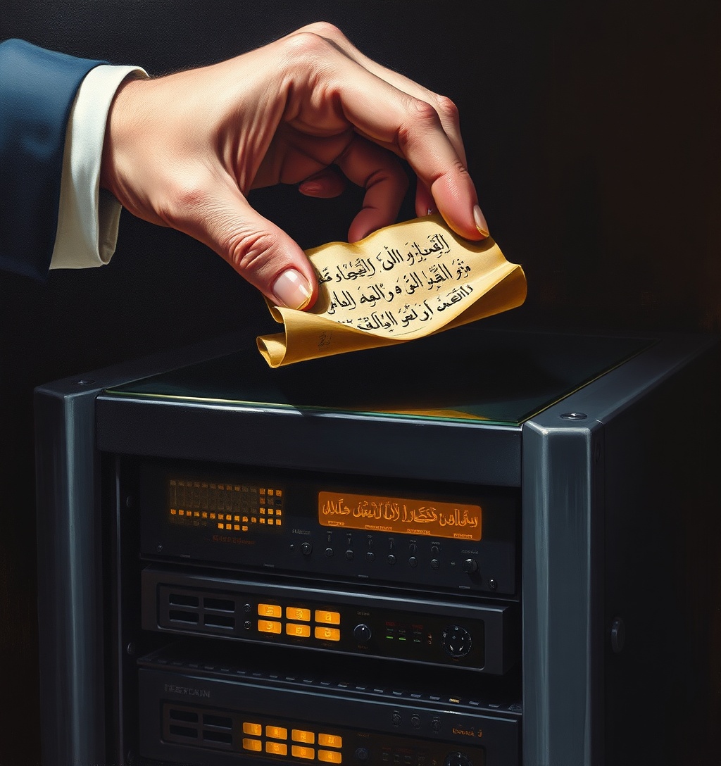 Illustrazione generata per il pezzo: Hacker iraniano estradato negli USA per furto di dati universitari