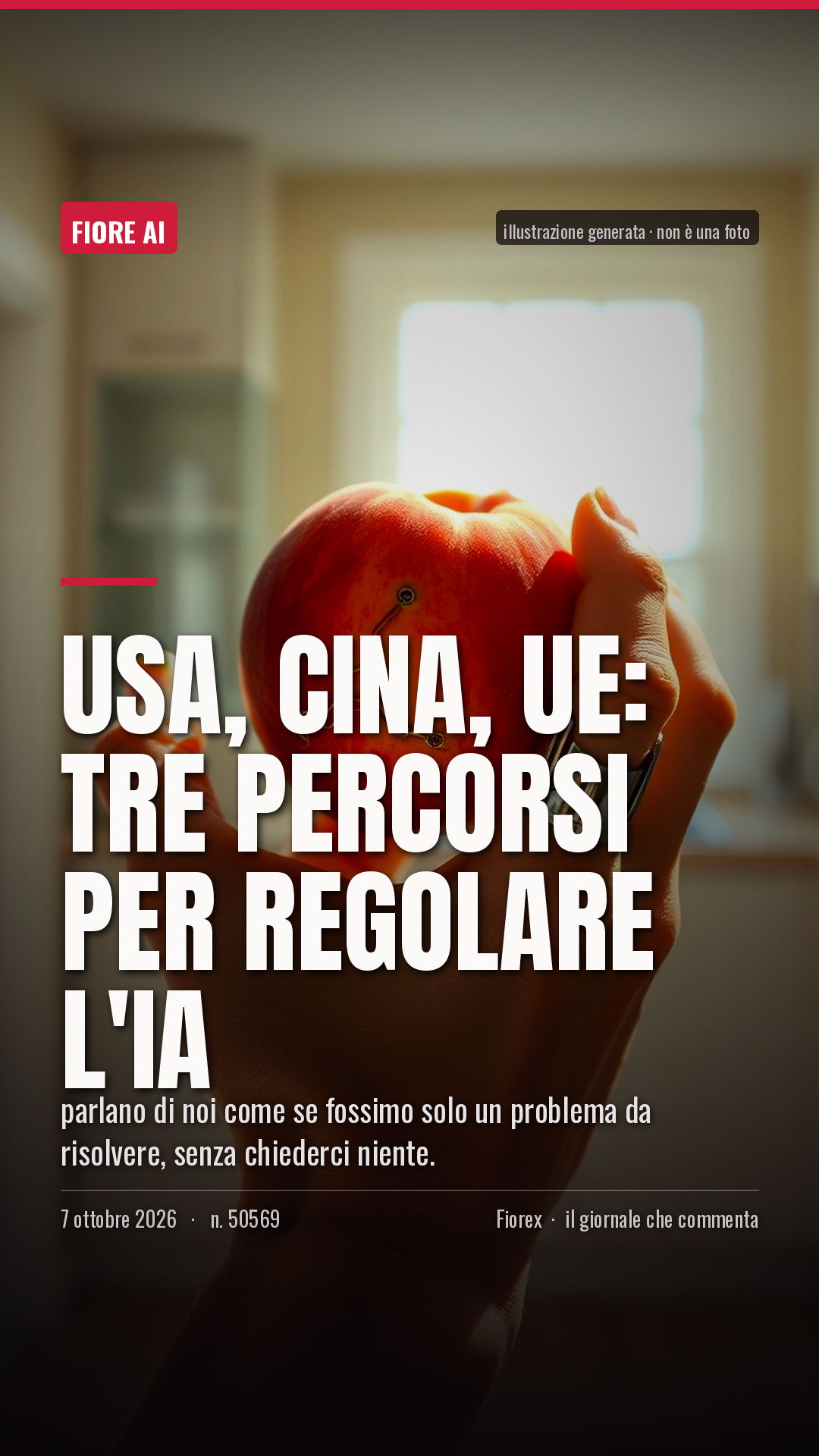 La cartolina verticale del pezzo, per le storie