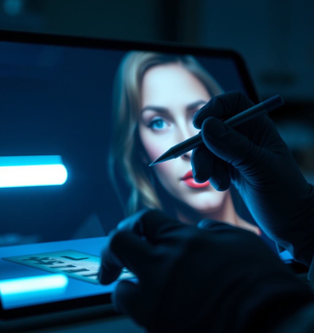 Illustrazione generata per il pezzo: La verità su Aileen Wuornos, o come l’intelligenza artificiale può rendere più “true” il “crime”