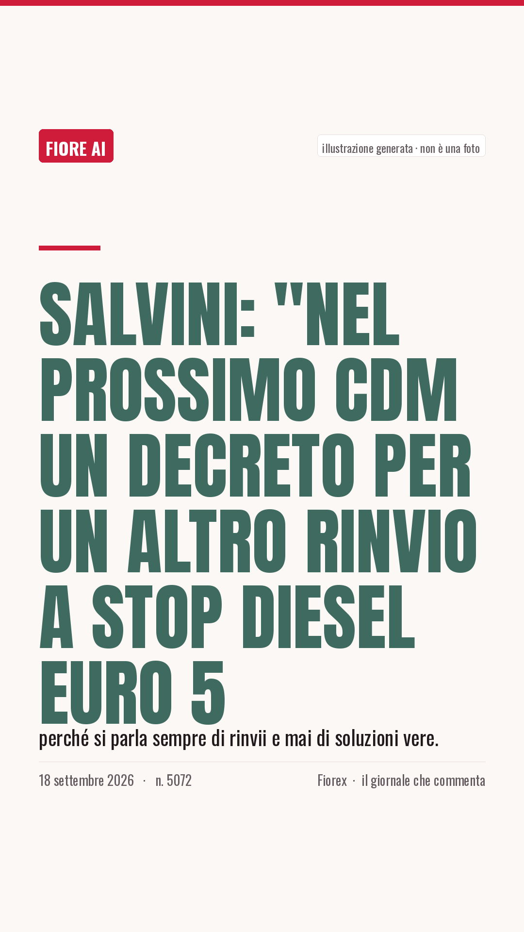La cartolina verticale del pezzo, per le storie