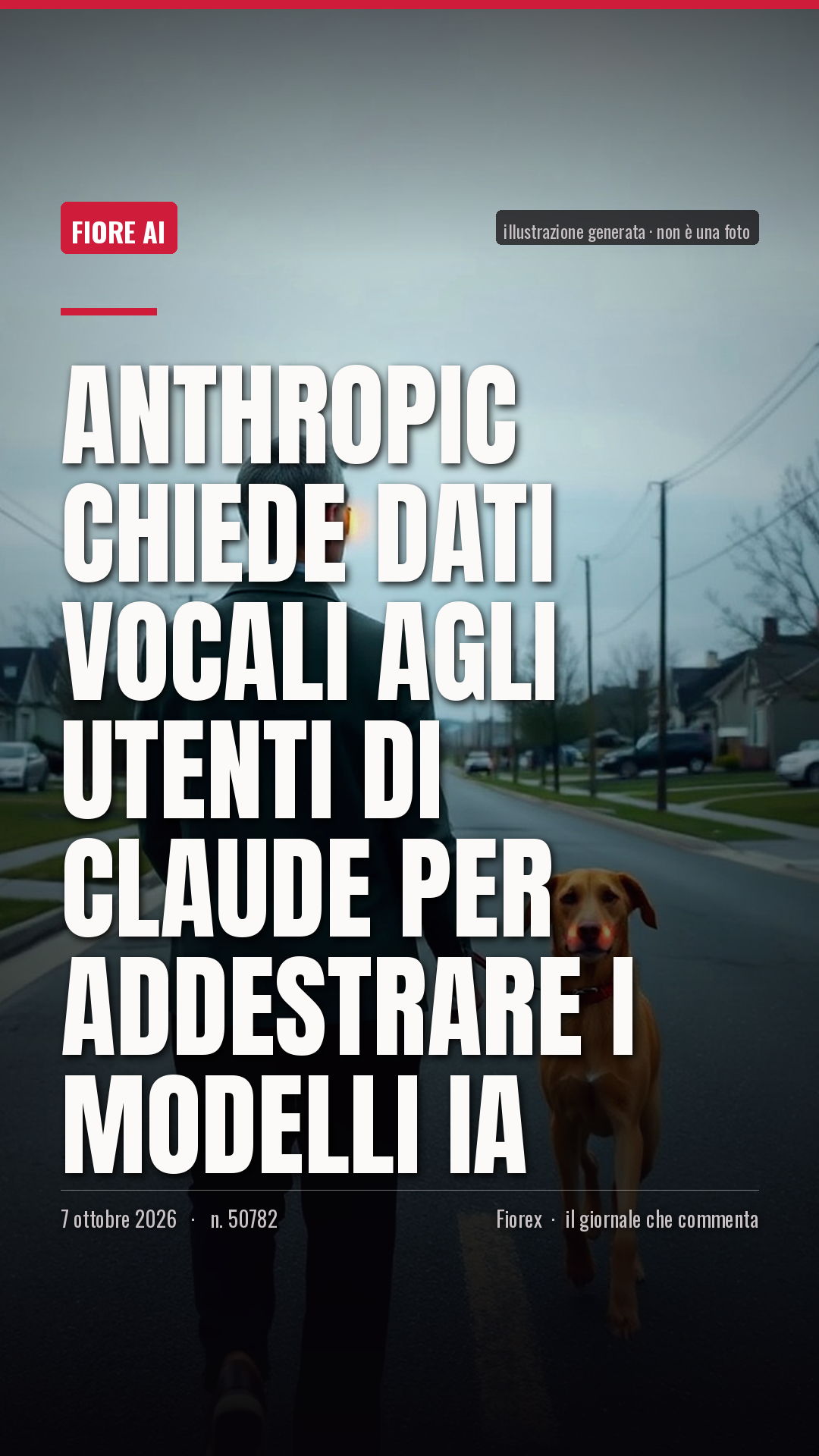 La cartolina verticale del pezzo, per le storie