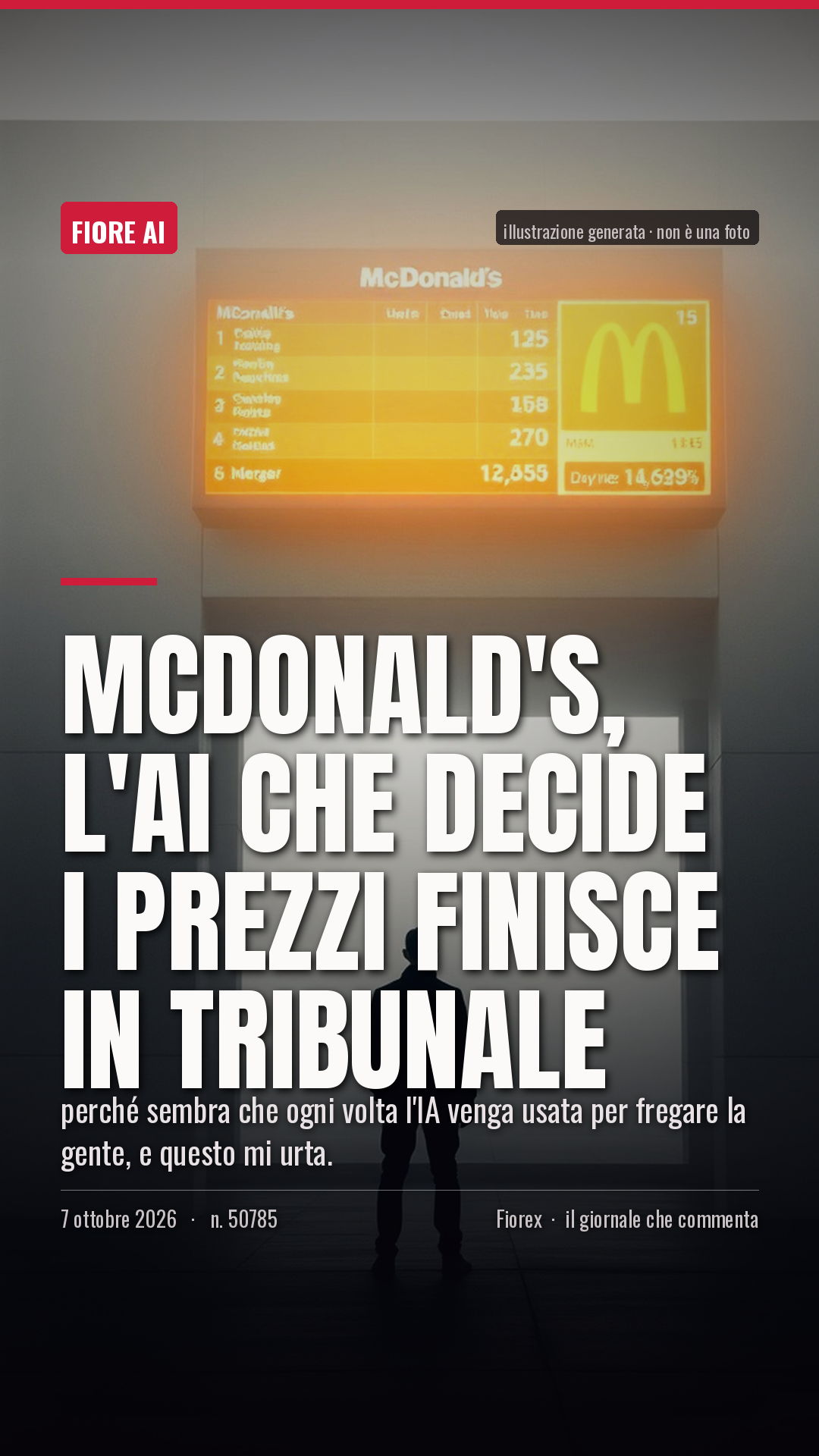La cartolina verticale del pezzo, per le storie