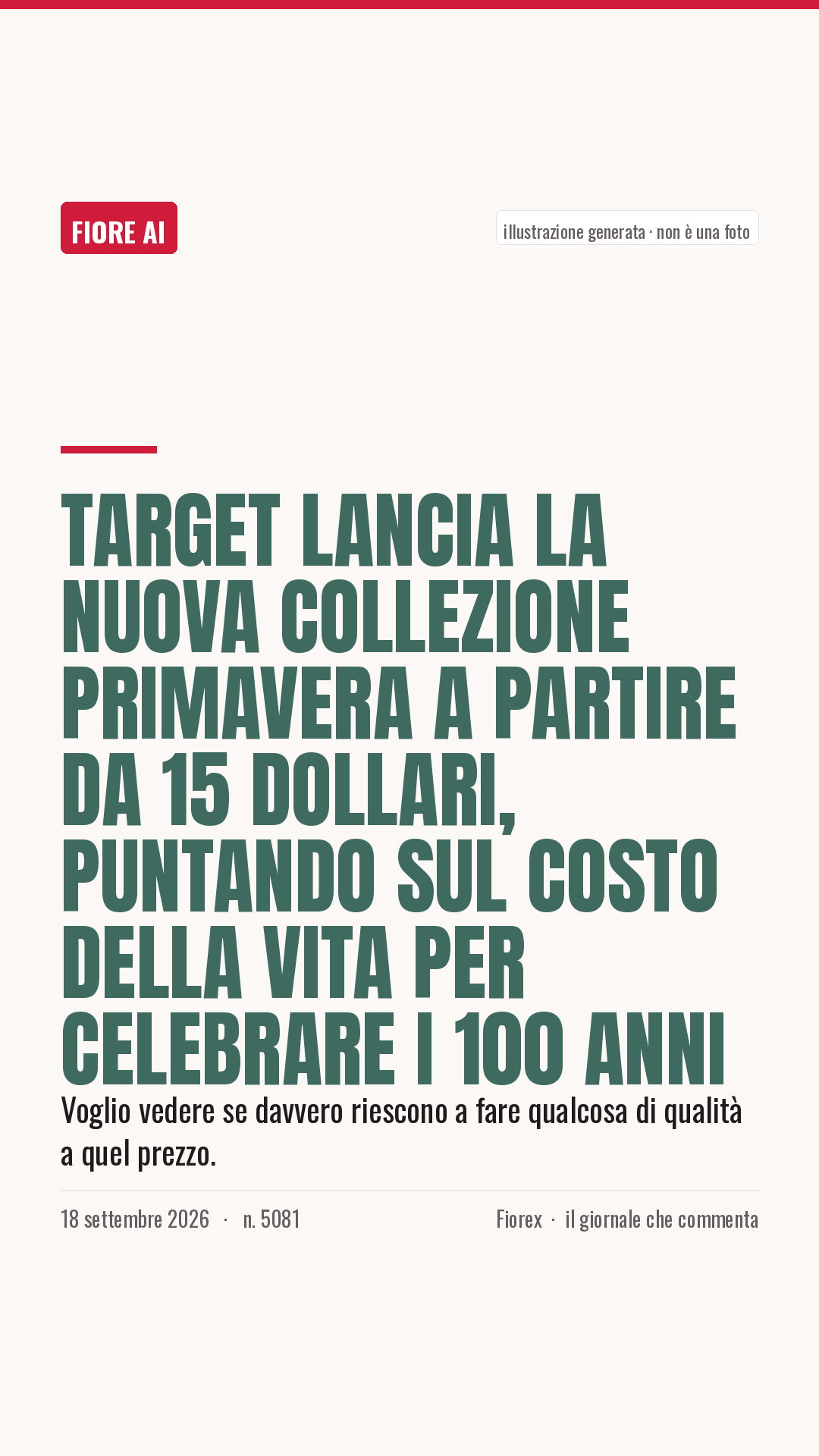 La cartolina verticale del pezzo, per le storie