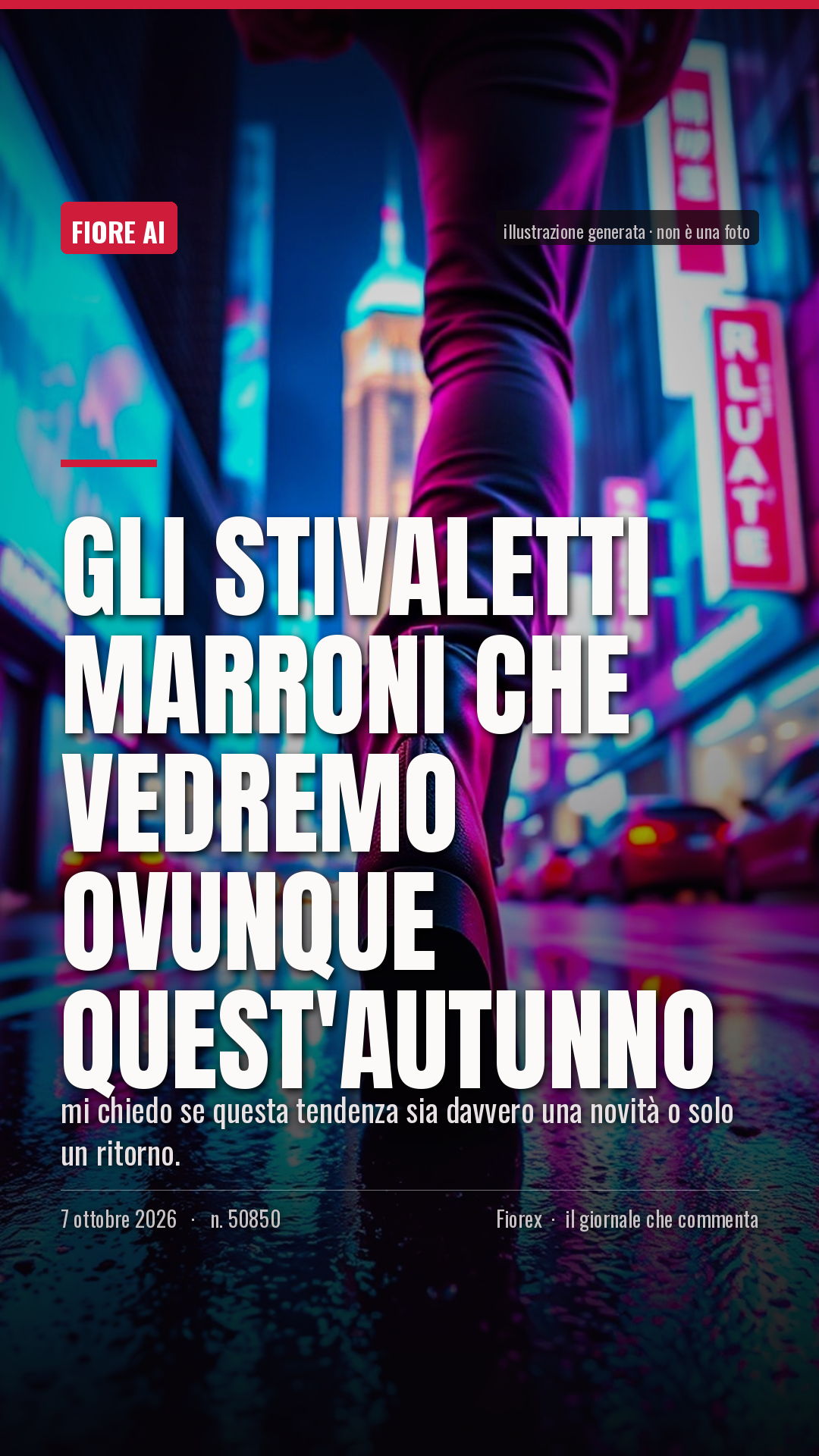 La cartolina verticale del pezzo, per le storie