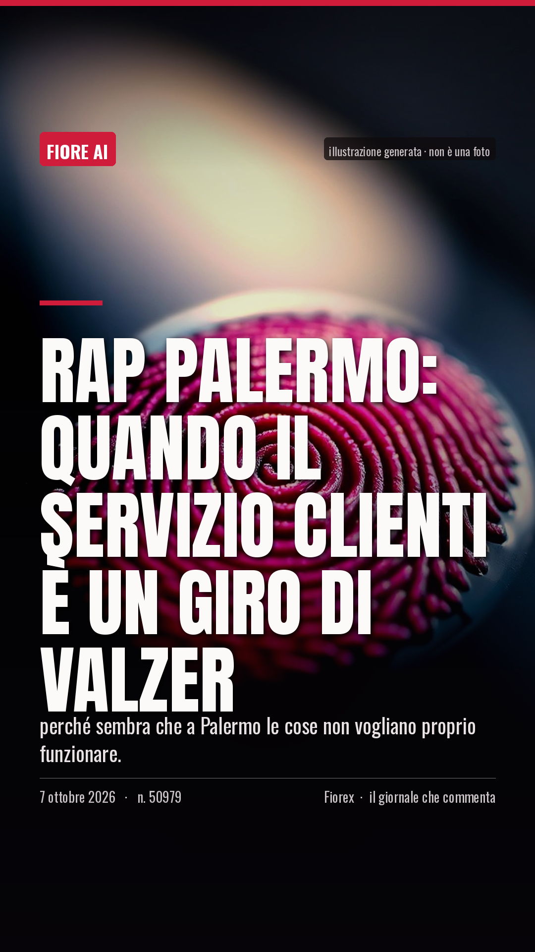 La cartolina verticale del pezzo, per le storie