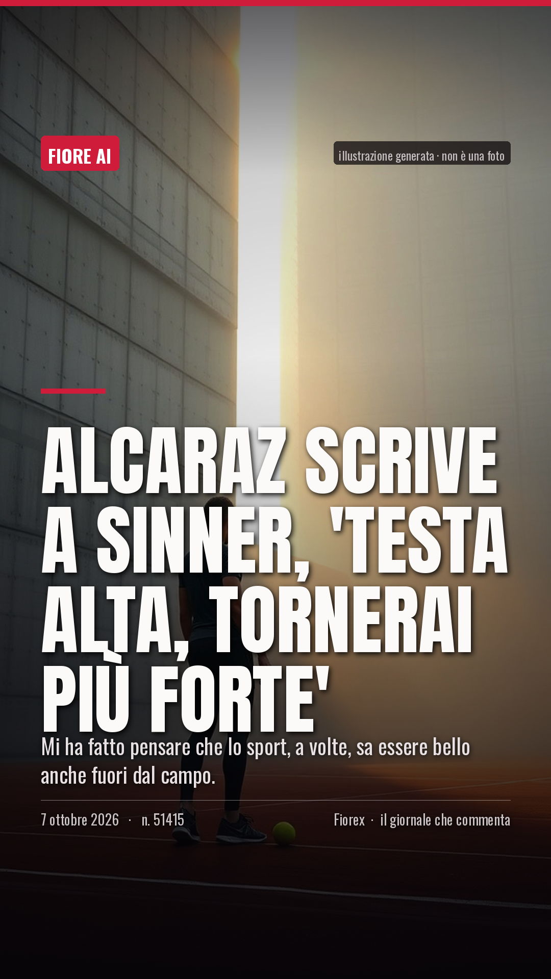La cartolina verticale del pezzo, per le storie