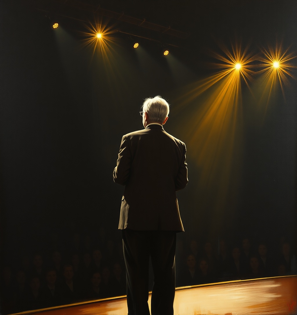 Illustrazione generata per il pezzo: The Voice Senior 2026: Fiorella Mannoia tra i giudici e nuove regole