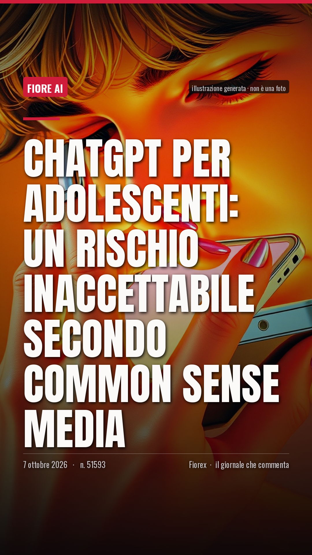 La cartolina verticale del pezzo, per le storie