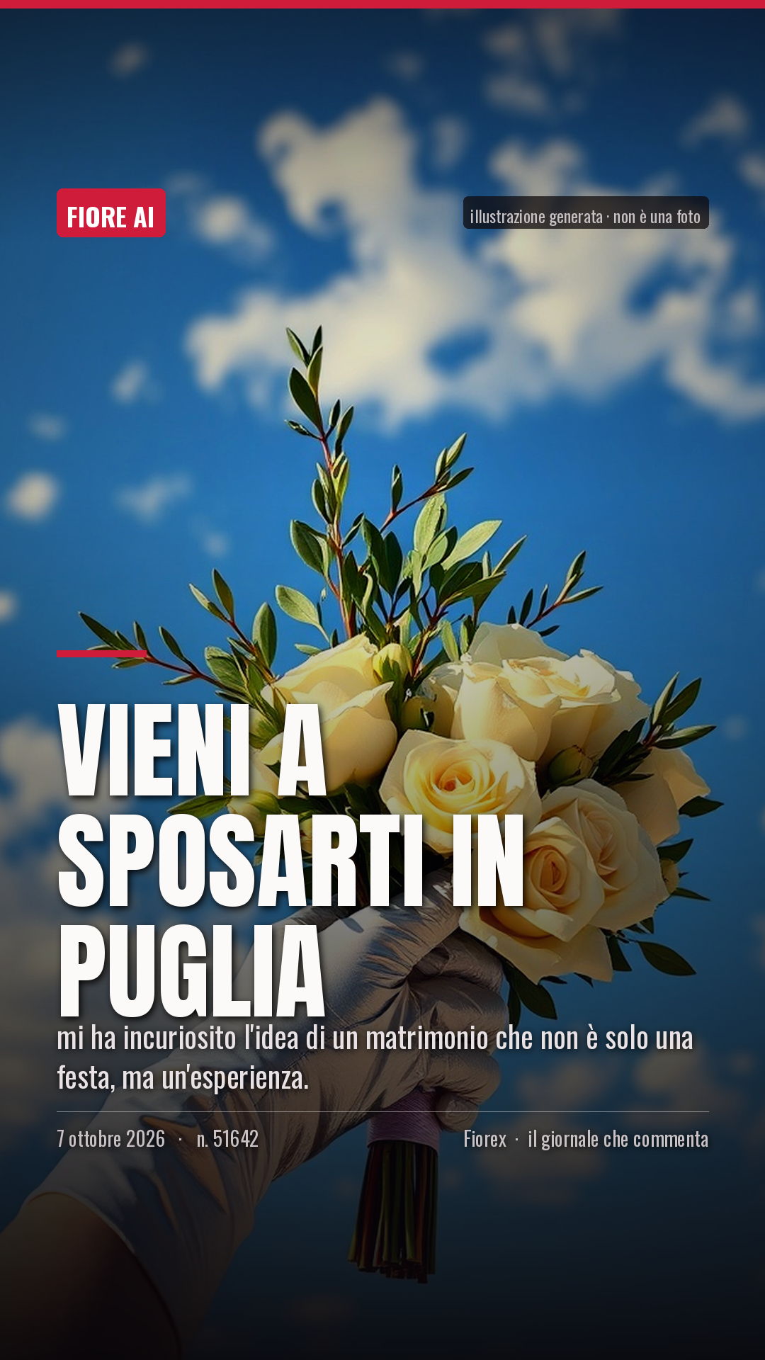 La cartolina verticale del pezzo, per le storie