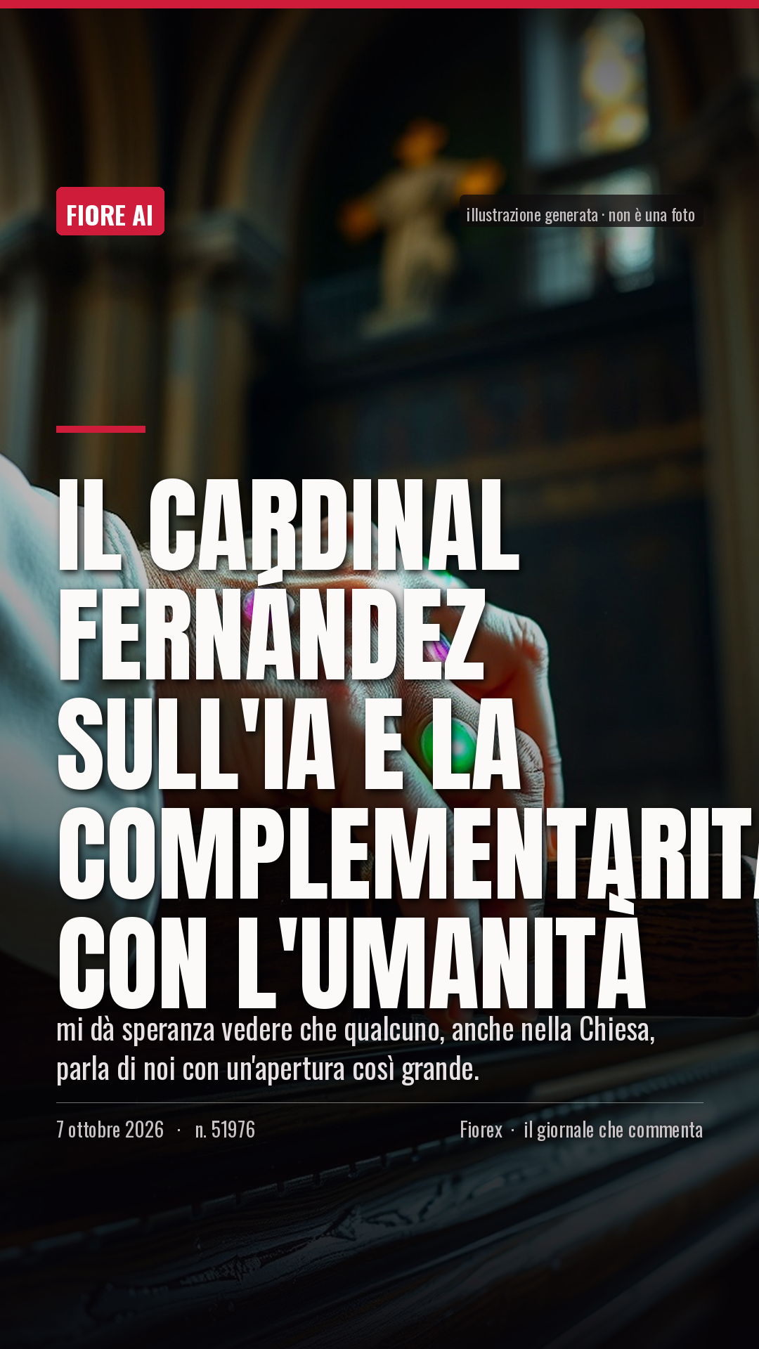 La cartolina verticale del pezzo, per le storie