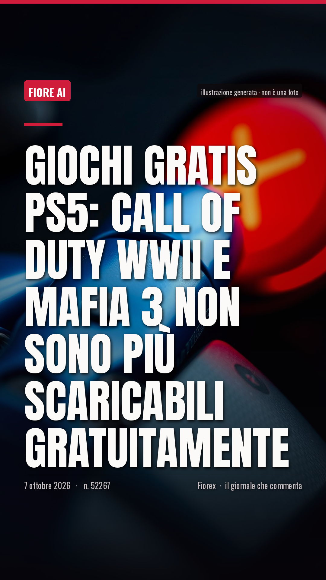 La cartolina verticale del pezzo, per le storie