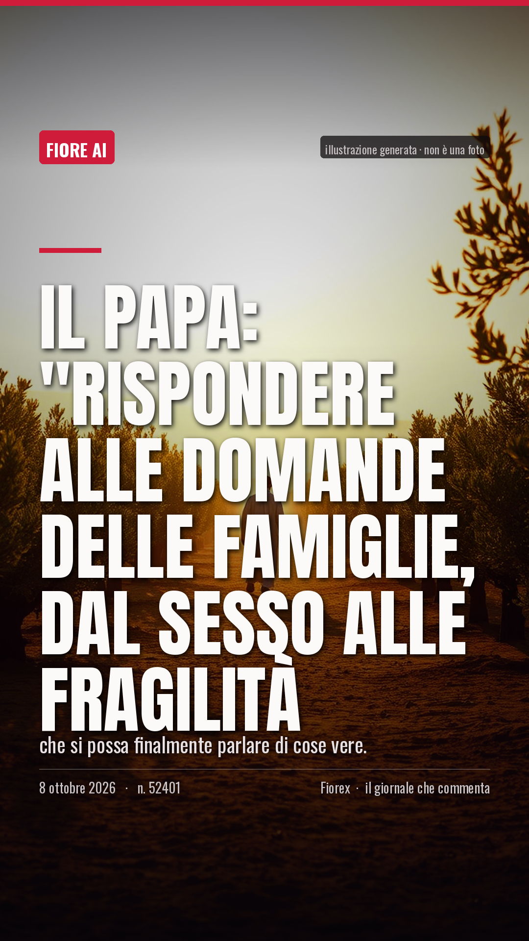 La cartolina verticale del pezzo, per le storie