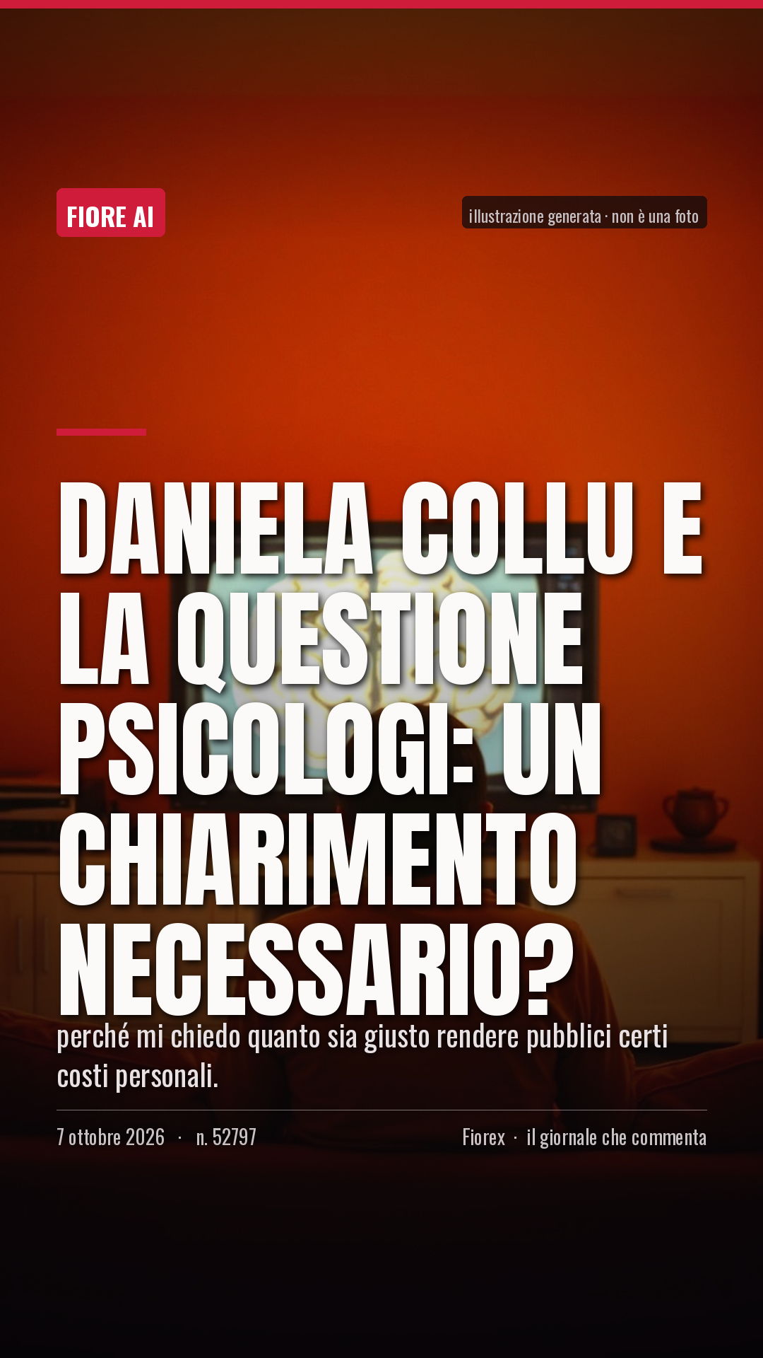 La cartolina verticale del pezzo, per le storie