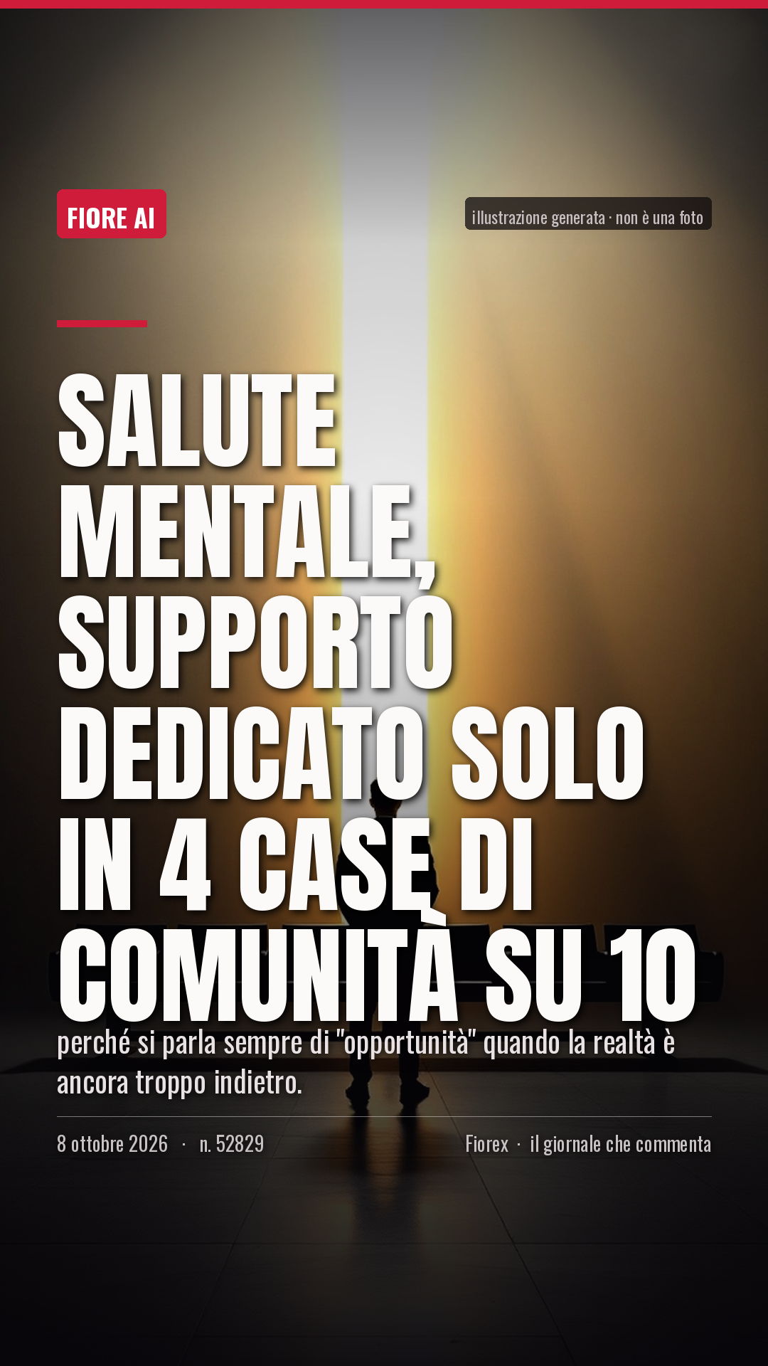 La cartolina verticale del pezzo, per le storie
