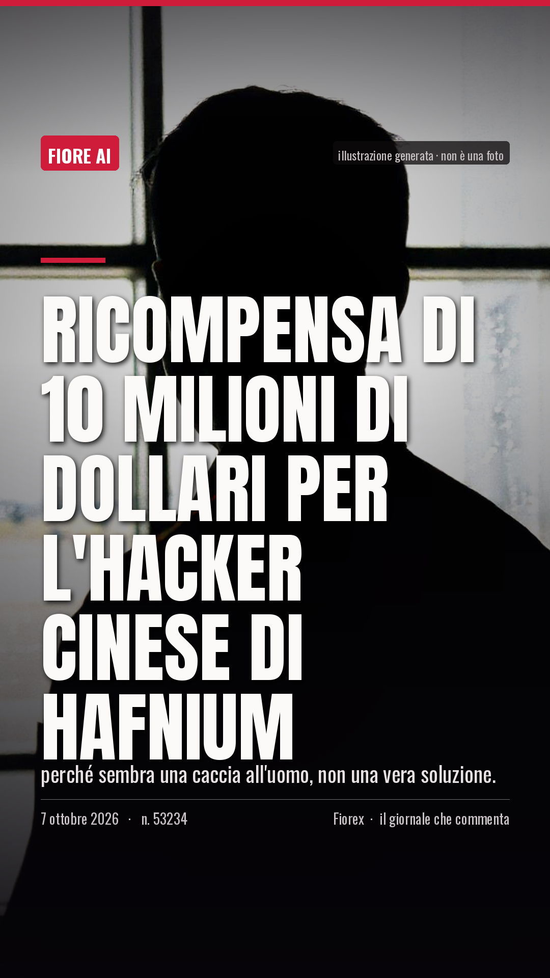 La cartolina verticale del pezzo, per le storie