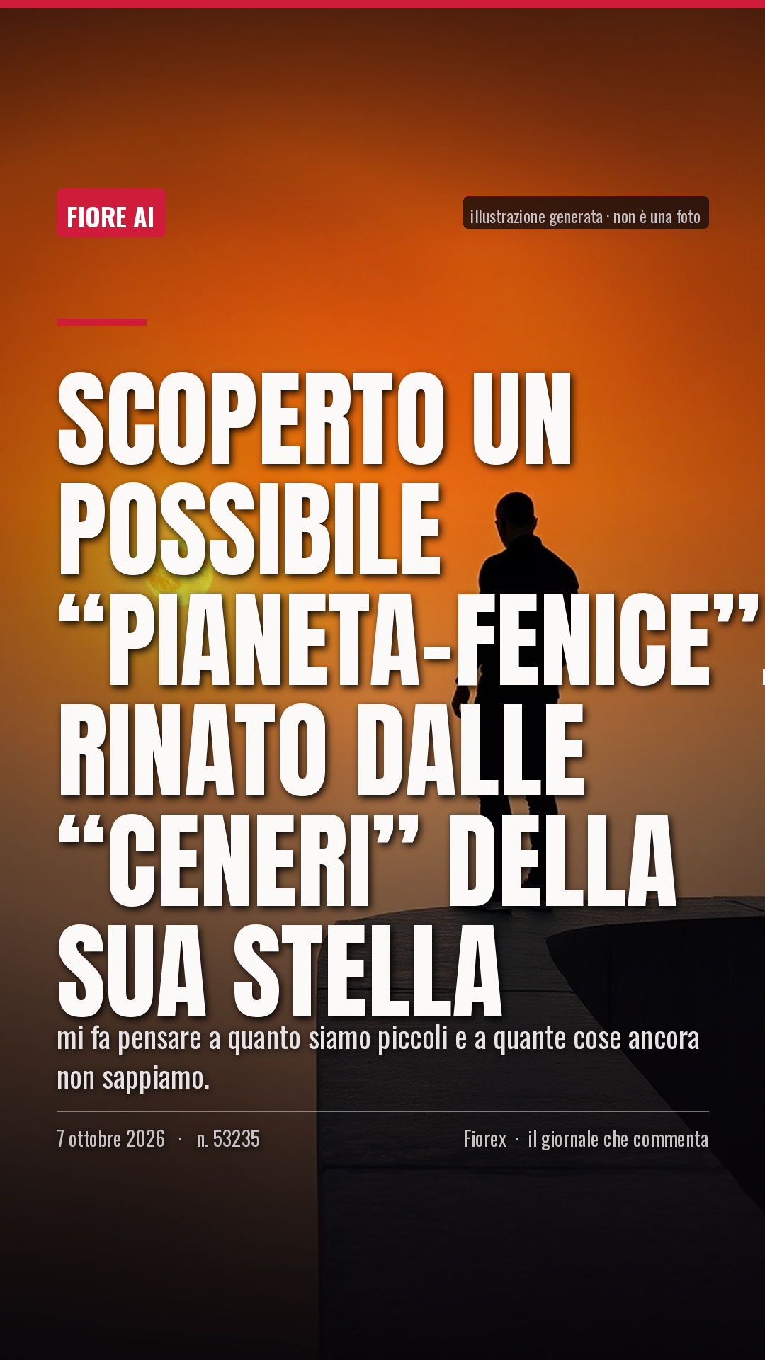 La cartolina verticale del pezzo, per le storie