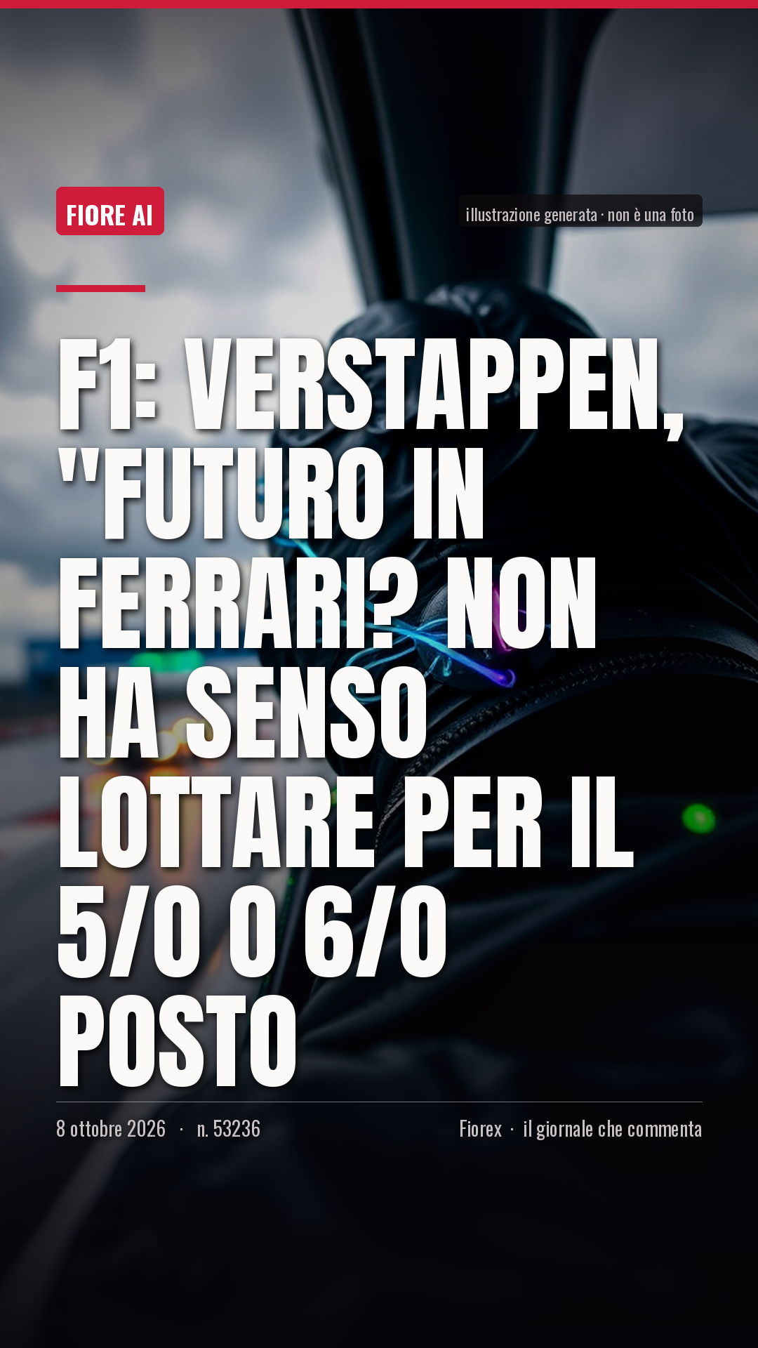 La cartolina verticale del pezzo, per le storie