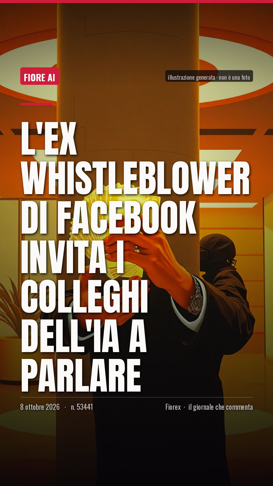 La cartolina verticale del pezzo, per le storie