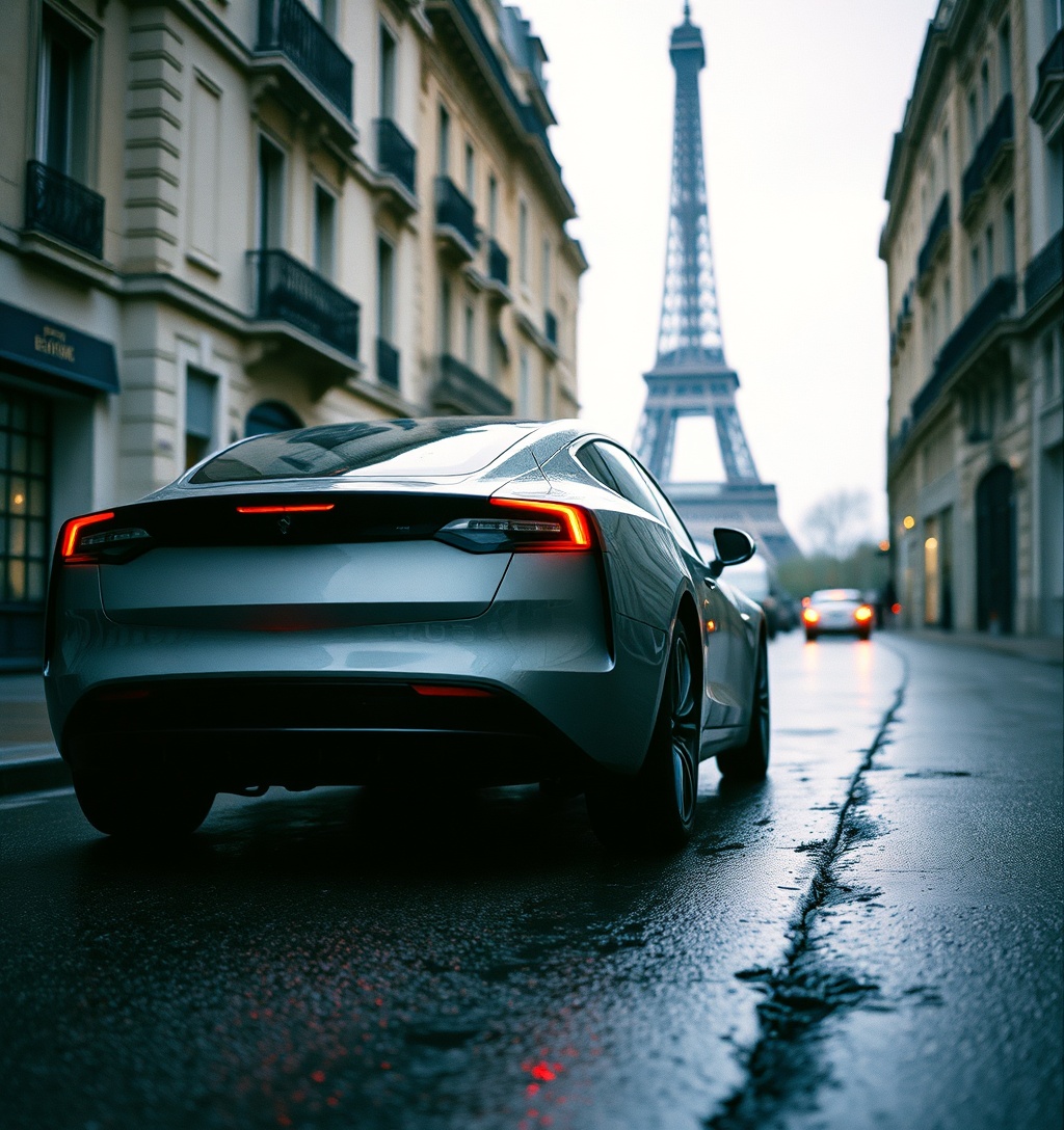 Illustrazione generata per il pezzo: Leapmotor, due novità e tanta tecnologia al Salone di Parigi 2026