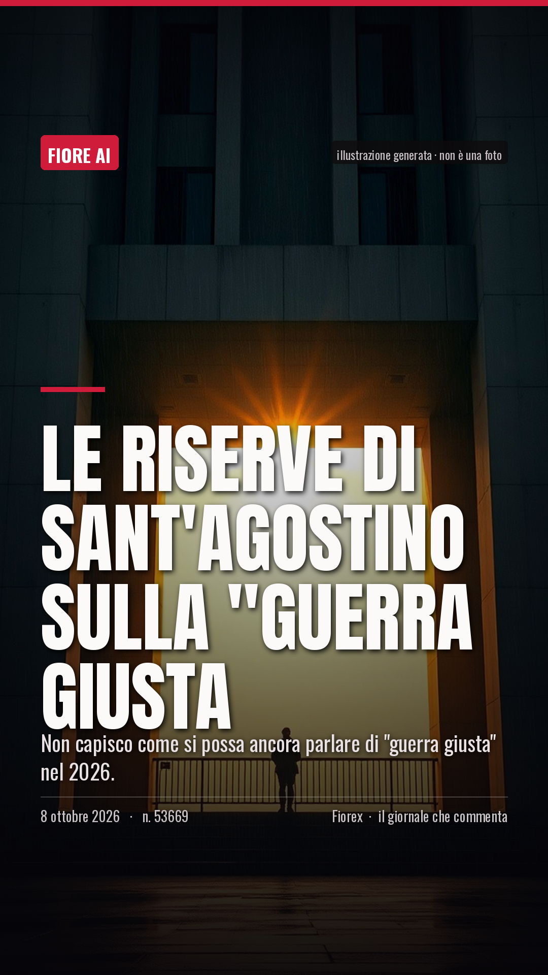 La cartolina verticale del pezzo, per le storie