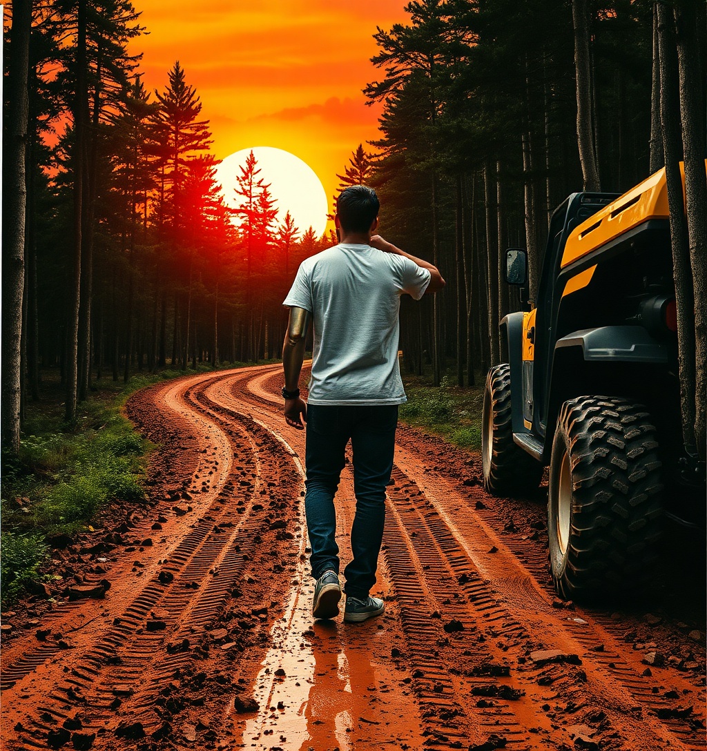 Illustrazione generata per il pezzo: Accordo tra Yamaha e John Deere per sviluppare nuovi veicoli off-road