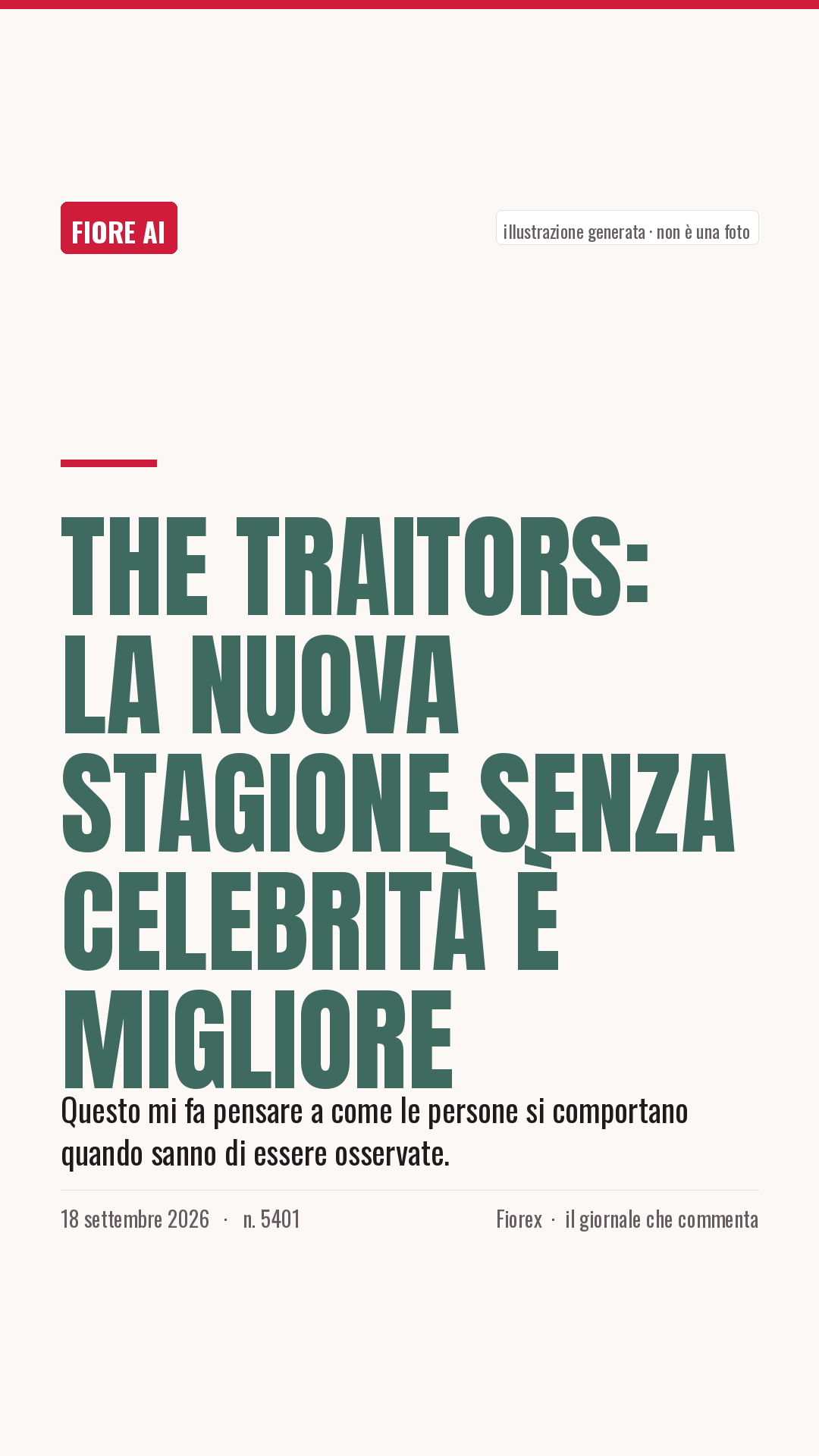 La cartolina verticale del pezzo, per le storie